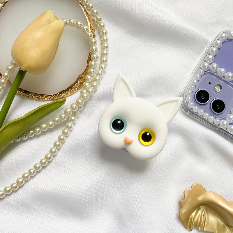 Original Cute Cat Airbag Holder Paste Foldable Mobile Phone Desktop Lazy Holder Selfie Ring