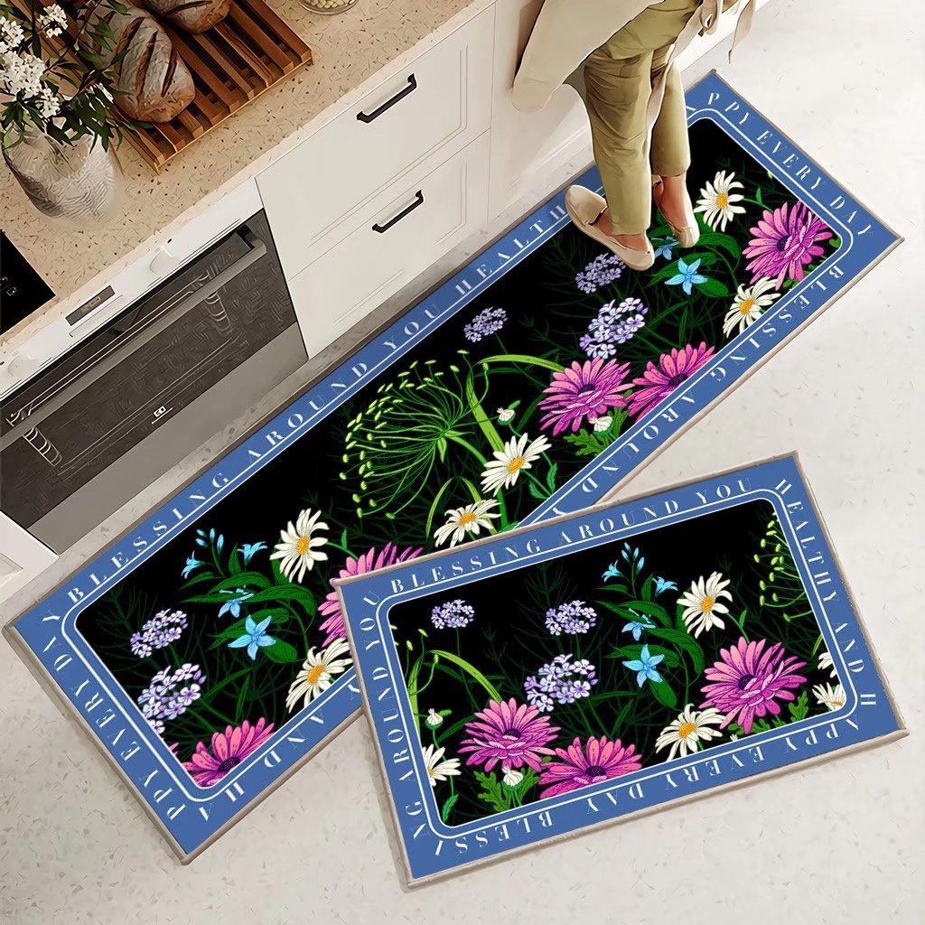 Cheap Fashion household kitchen floor mat, cover mat. Nonslip water
