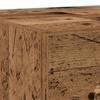 Bathroom Cabinet with Door Rustic Wood Look 78 X 37 X 59 Cm Engineered Wood