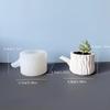 Stump Cup With Handle Silicone Mold Stump Aromatherapy Candle Cup Plaster Vase Silicone Molds