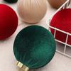 12pcs Festival Christmas Flocking Balls Pendant 8cm Christmas Tree Ornaments  Children Gifts