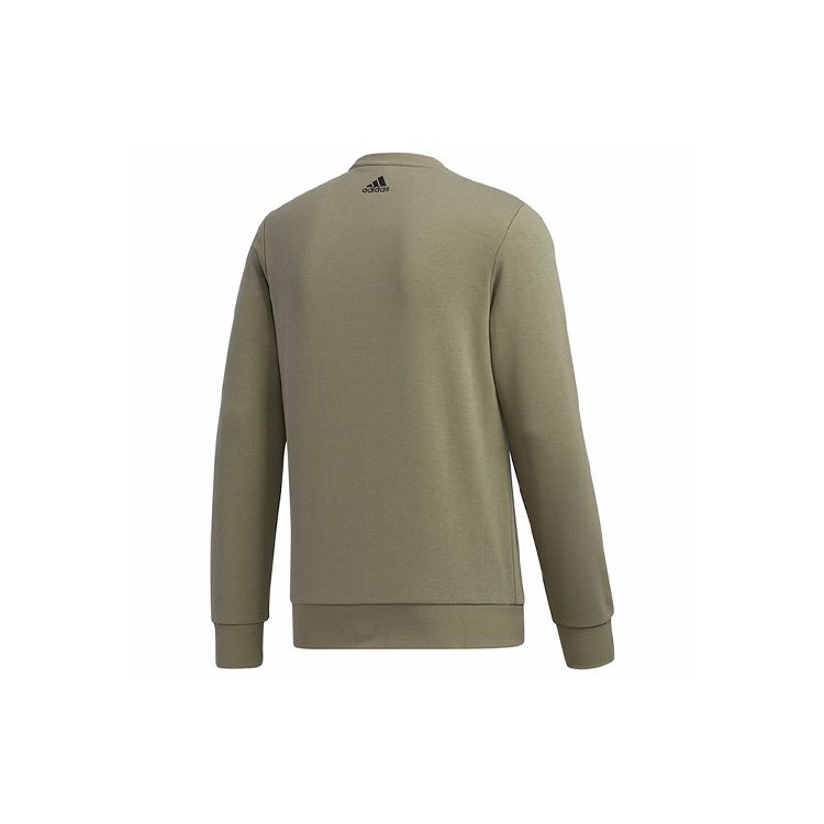 Adidas MH Gfx Ft Bos Logo Sport Pullover Hoodie Men Tops Trace-Green GM4478