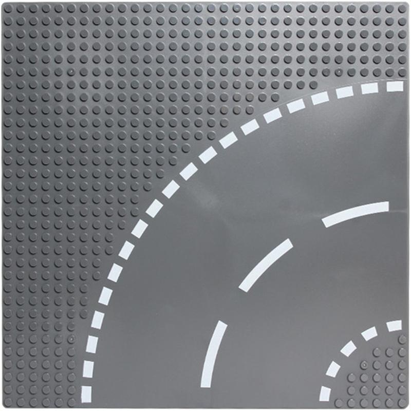 

1pc City Road Street Baseplate Block Construction Classical Assembly Building Blocks Christmas Toys For Children Kids