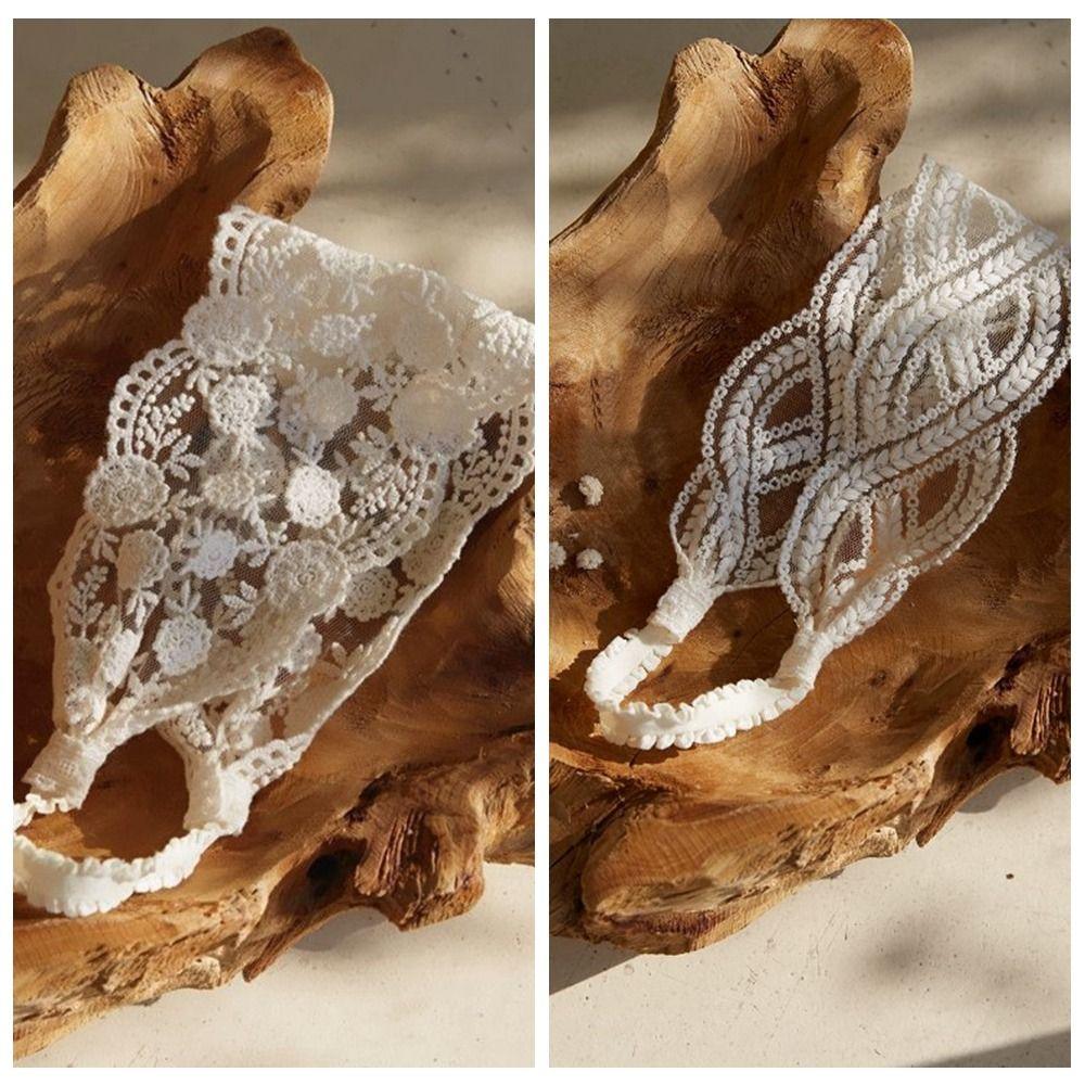 Flower Lace Baby Headband Wave Elastic Hair Hoop Retro Infant Hairband  Newborn