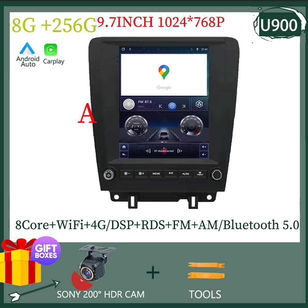 9.7 Inch Car Stereo For Ford Mustang 2010-2014 Auto Radio Android 13 Multimedia Player Carplay GPS Navi Head Unit NO 2DIN DVD