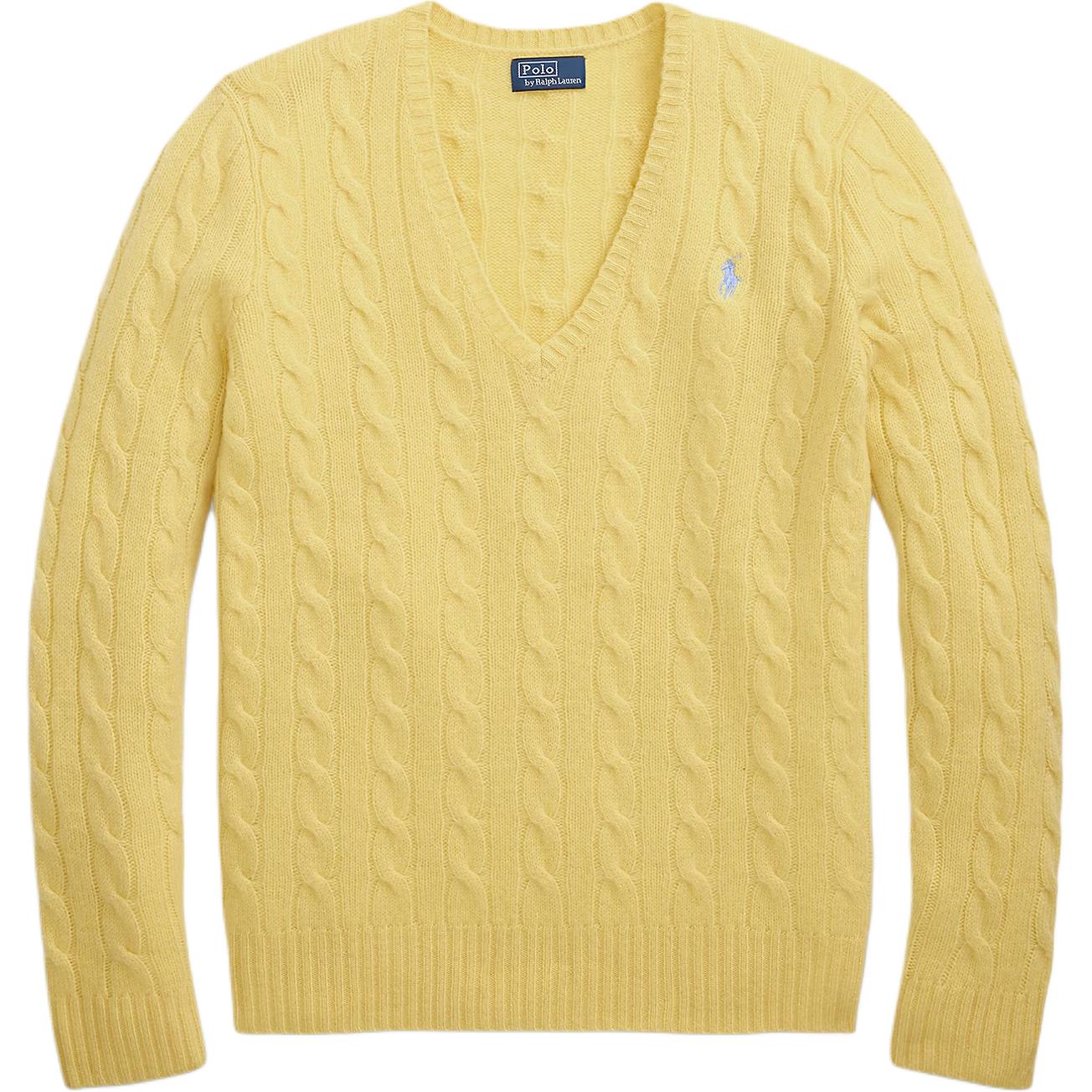 

Polo Ralph Lauren V-Neck Pullover Cable Knit Sweater Women sweater 211971866-007 XS