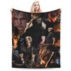 Leon Keneddy Residents Evils Druckdecke für Männer Frauen Super Weich Warm Überwurfdecken für Sofa 50x60 Zoll Mehrere Größen