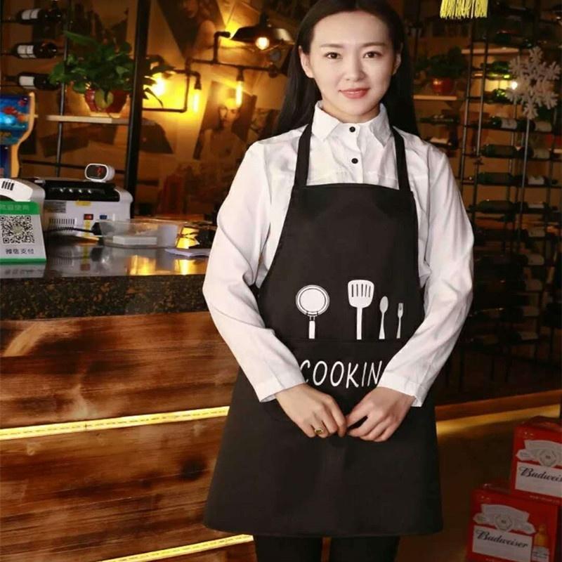 Cotton Aprons Restaurant Home Waterproof Working Apron for Cafe Men Woman Aprons Nordic Baking Tool