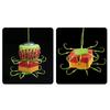2Pcs/Set High Carbon Steel Barbed Fishing Hook for Fish Feeder Bomb Proof Hanging Explosion Hooks Bait Japan Plastic Box Packing