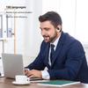 144 Language AI Voice Translation Headphones - Real-time Three In One OWS Translation Device with Wireless, Rechargeable Battery and USB Charging