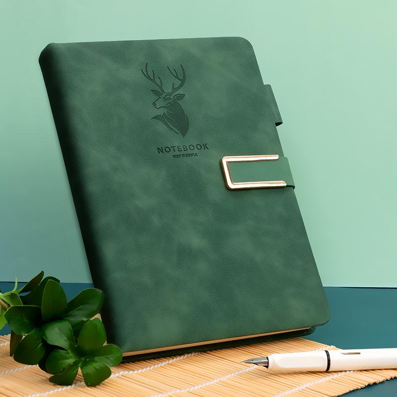 "Wenzhou A5 Buckle Notepad: Thick, High-Value Notebook Gift Box Set"