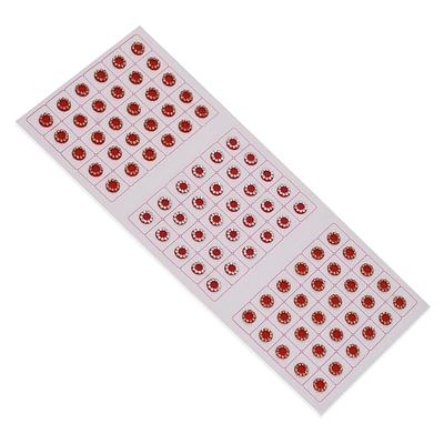 VAMA Sindoor Kumkum Bindee Crystal Stone Bindis Bindhis Sticker for Girls Women (Size 7mm - 60 Bindi Stone Red)