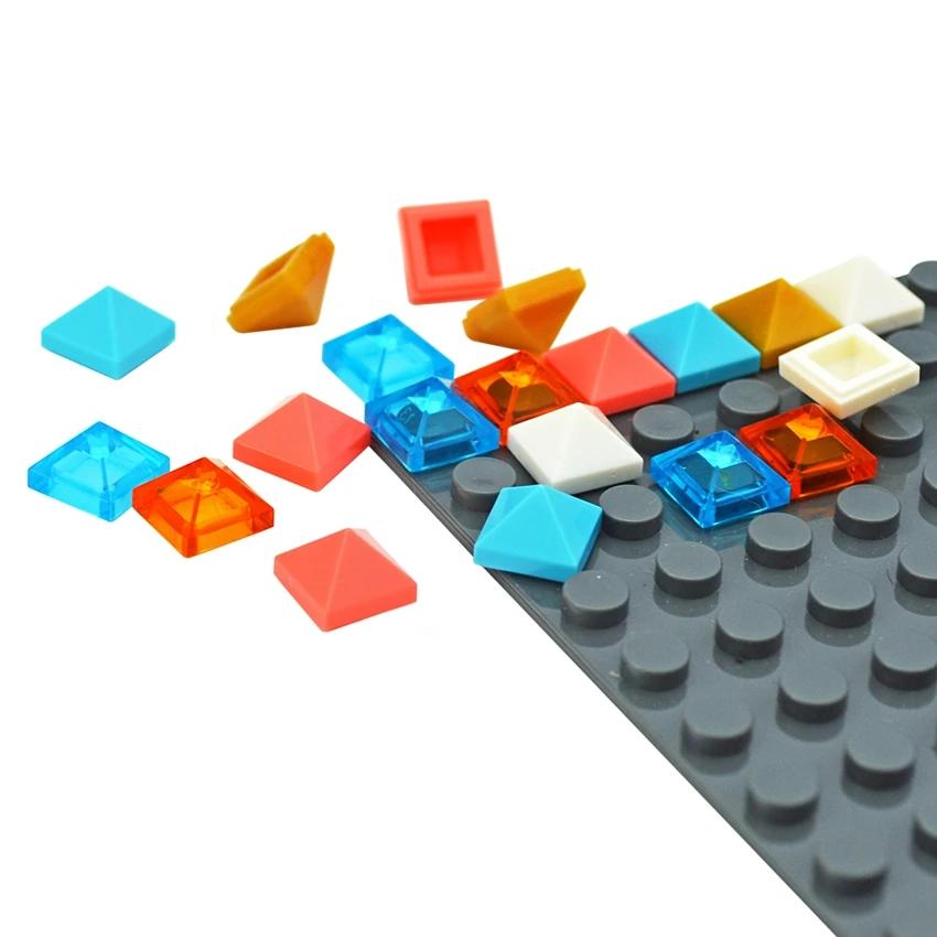 DIY Accessories Slope 45 1x1x2/3 Building Blocks Technical PartsQuadruple Convex Pyramid 22388 Learning-Focused Bricks ideal for Children
