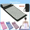 Tapis de Massage Acupression Base Yoga Oreiller à Picots Douleur Stress Courbatures Détente Corps