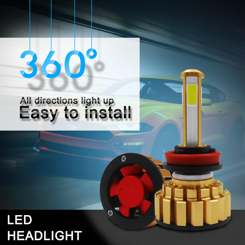 Car LED Headlight Kit H4 H7 9006 9005 H11 300W 6000K Bright Headlight Bulbs Lamp G7 30000LM XNC