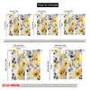 2pcs,2D Plane Printing Creative Curtains Sunflower Whimsy Versatile Polyester Fabric (without Rod) Decorations Inside Ldeal for