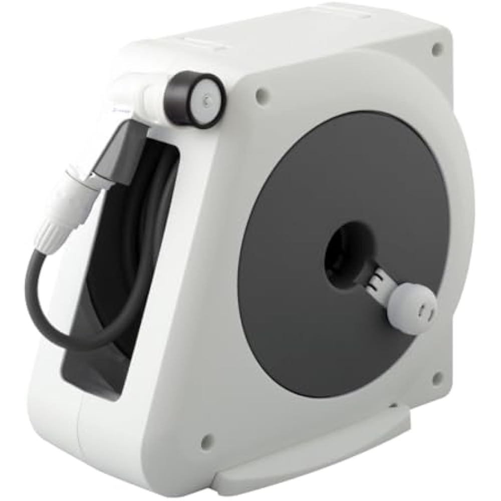 Takagi (Takagi) hose hose reel 30m compact lightweight 4 water type aurora nano nano charcoal gra...