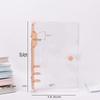Transparent PVC A5 Planner Cover with Refillable Binder & Zipper Bag