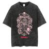2026 Anime Attack on Titan Retro Ausgewaschenes T-Shirt Herren und Damen Sommerkleidung Atmungsaktiv Harajuku Oberteil Streetwear Peripheres Tee