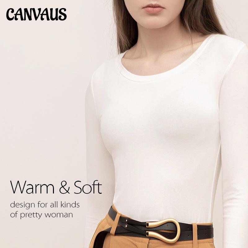 

Осенне-зимняя женская новая стильная хлопковая теплая и холодостойкая однотонная рубашка с круглым вырезом, тонкая нижняя рубашка, женская футболка с длинными рукавами S чёрный