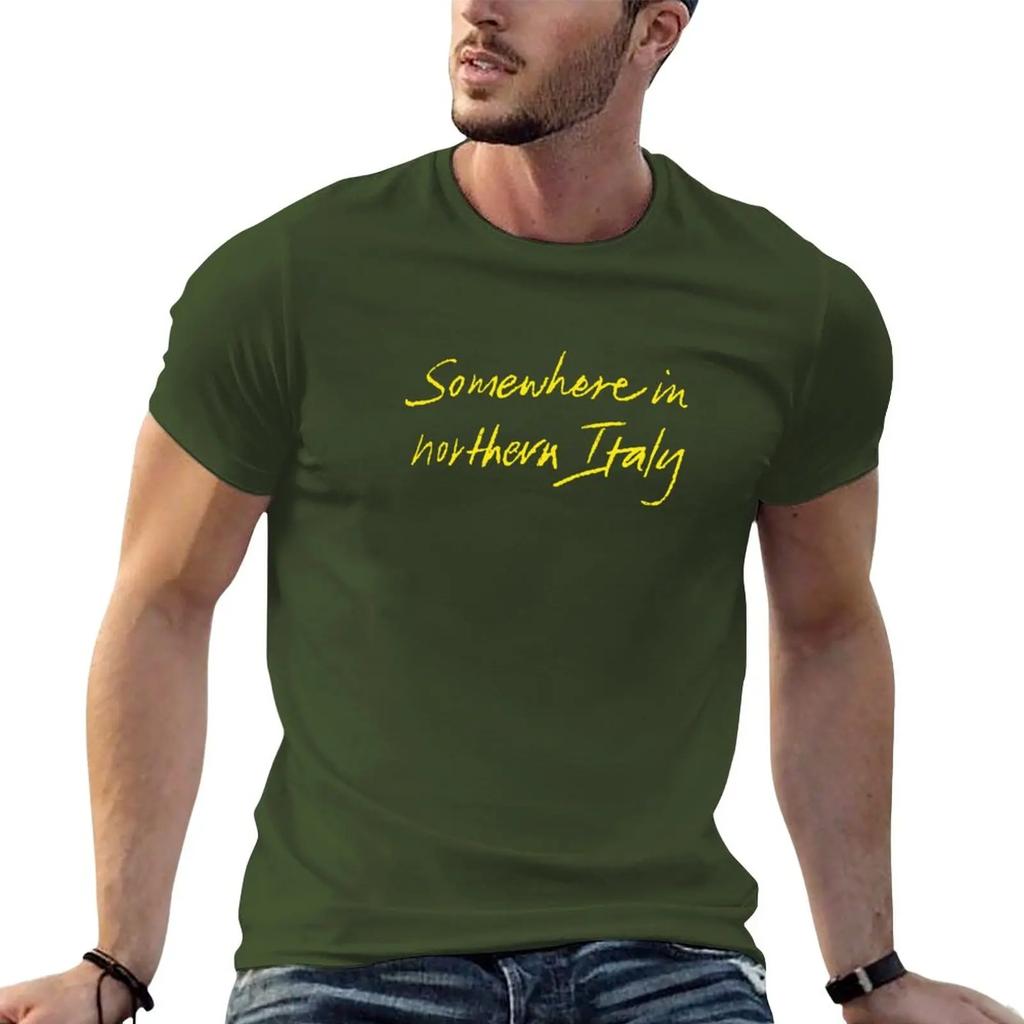 Somewhere in northern Italy... T-Shirt Anime t-shirt custom t shirts design your own summer top t-shirt