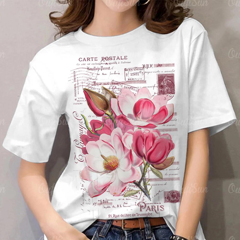

Women s clothing rainbow T-shirt printed graffiti T-shirt short sleeved casual T-shirt women s oversized T-shirt XXS