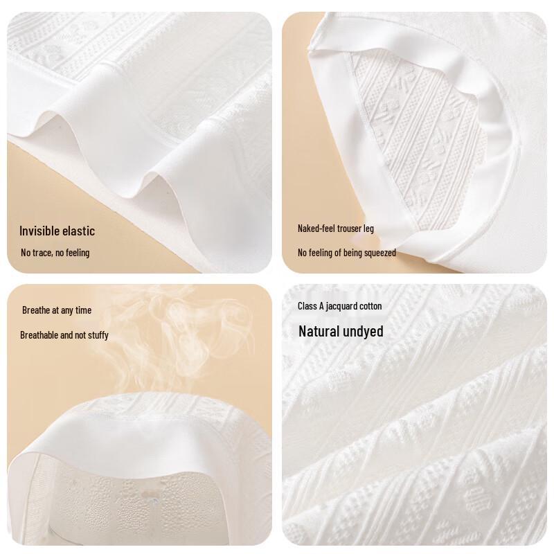 Audifen Women's High-Waist Cotton Maternity Briefs with Antibacterial Crotch