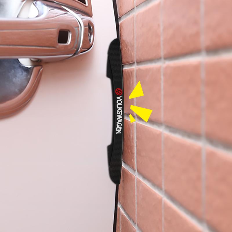 Car Rubber Door Edge Protector Stickers Anti Collision Strips Accessories For VW Passat Polo 6 4 mk6 Jetta B6 Golf CC GTI Touran Ry3
