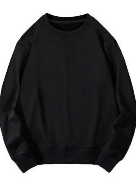 Unisex 280g Velvet Thickened Hoodie - Autumn/Winter 2023: Round Neck, Solid Color, Casual Loose Fit