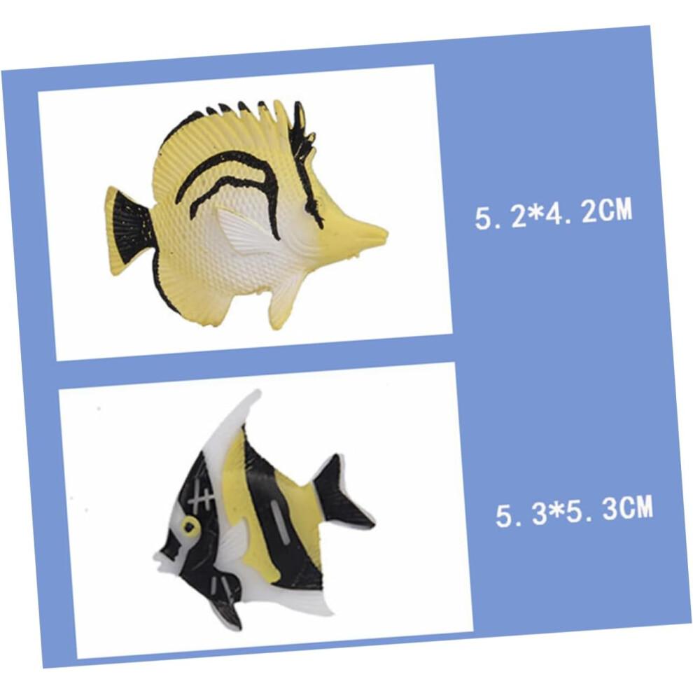 Tropical Fish Model Set of 12 Pieces, Realistic Sea Animal Figurines, Colorful Ocean Decor for Kids and Collectors