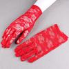 Elegant Bride Lace Gloves Thin Hollow-Out Mittens Fashion UV Protection Gloves  For Women Female