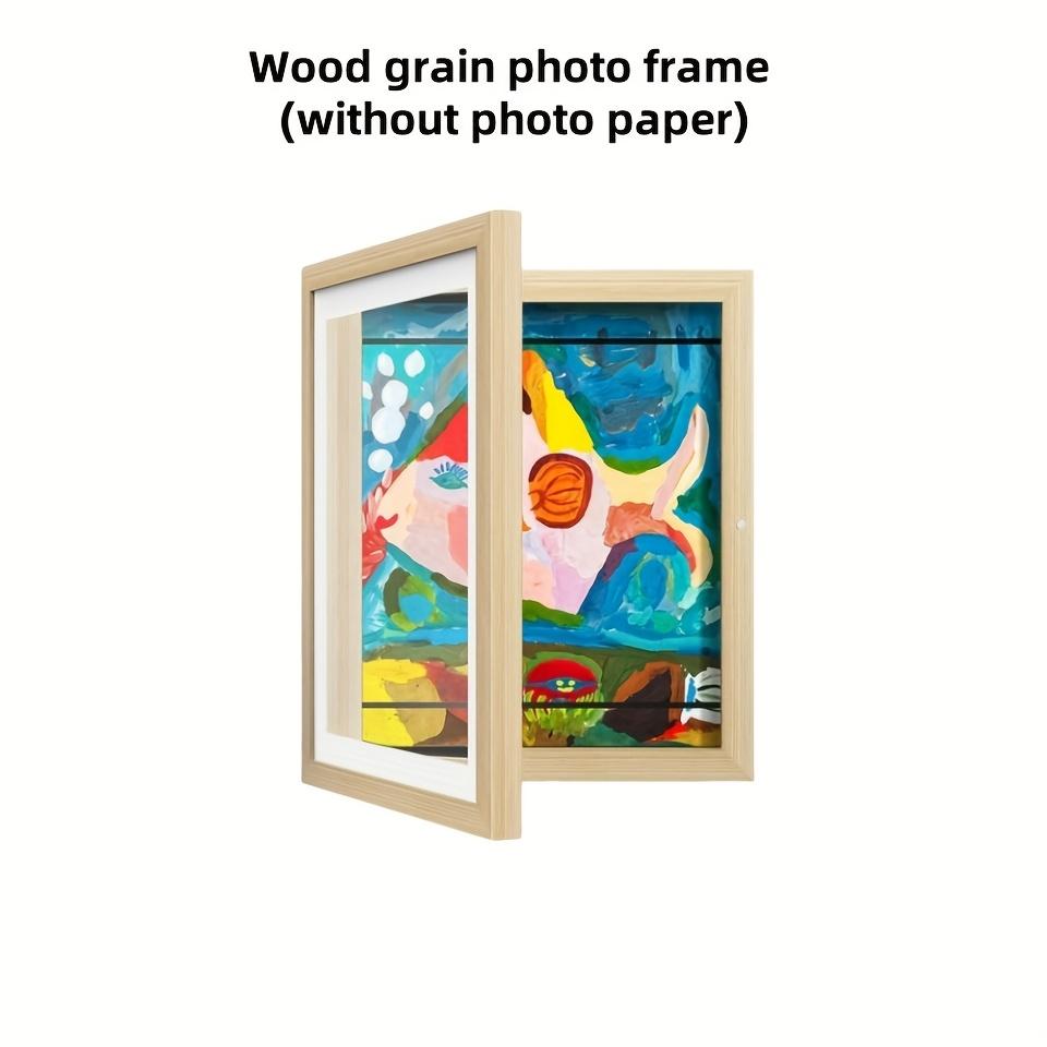 Kids Artwork Storage Frame Magnetic Front-Opening Photo Frame for Children's Drawings Poster Photo Drawing Paintings Pictures