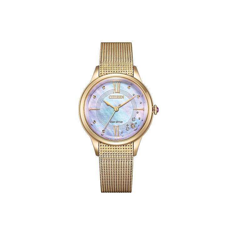 

CITIZEN Light Powered Quartz Movement Stainless Steel Strap Watch 33mm Women s Watch EM0817-85Y EM0817-85Y