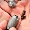 Portable Titanium Alloy Mini Medicine Bottle EDC Tools Outdoor Camping First Aid Medicine Bottle Waterproof Medicine Compartment