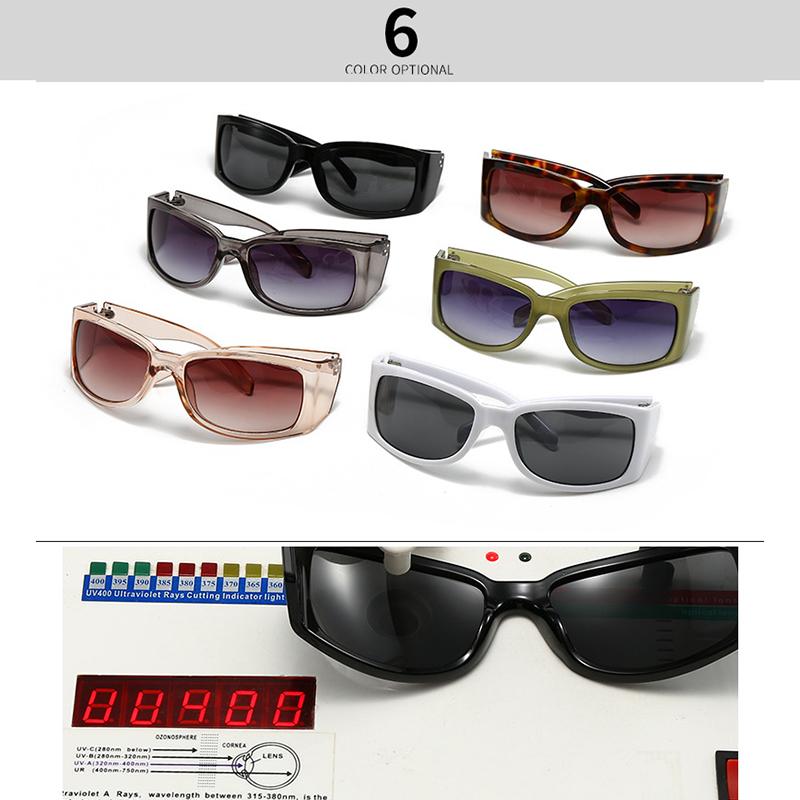 Premium High Quality High End Designer Style Retro Edgy Punk Trendy Travel Friendly Oversized Female For Both Male Sun Glasses
