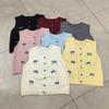 2025 Women's Autumn Academy Style Knit Vest with 3D Bow Patchwork