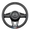 2025 Heiß Für Mazda 3 5 6 SKYACTIV Axela Atenza CX30 CX5 CX8 CX9 MX5 RX8 RX7 BT50 Kohlefaser Leder Auto Lenkradabdeckung Ac