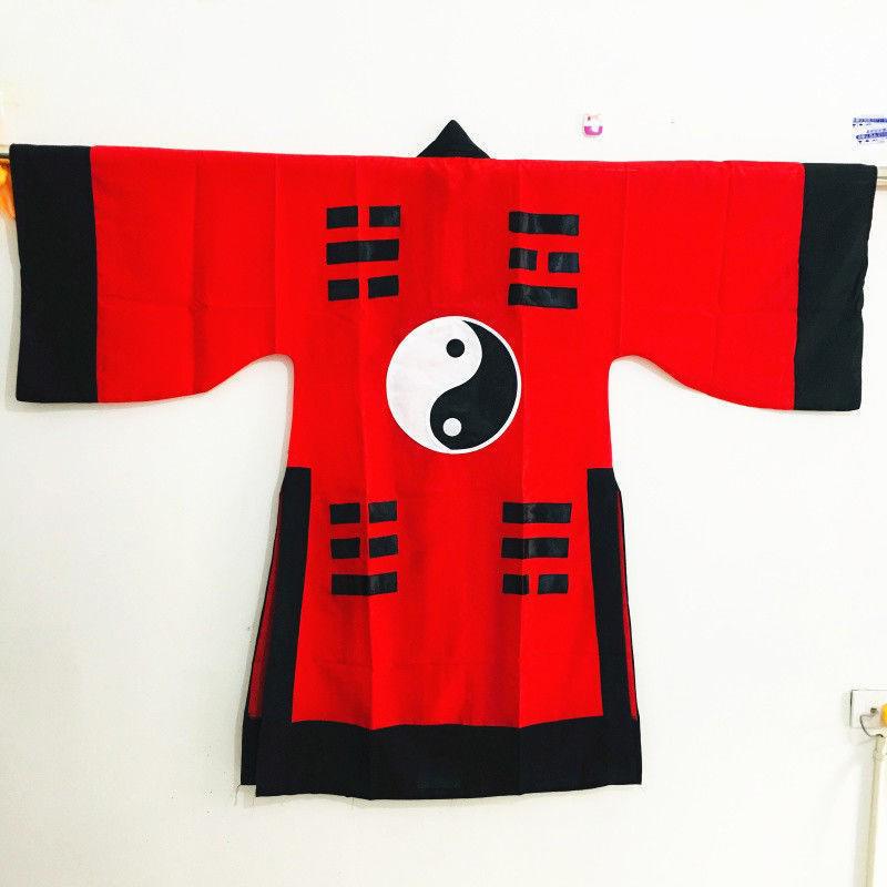 Taoist Long Robe Set - Ancient Wuxia Costume, Tai Chi, Bagua Sutra Attire Inspired by Lam Ching-ying