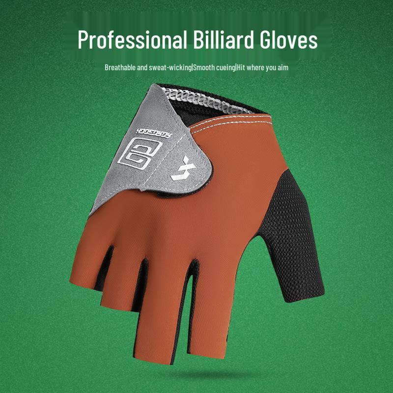 High-Durability Three-Finger Billiard Gloves for Men & Women - Ideal for Professional Snooker Competitions (Right Hand)