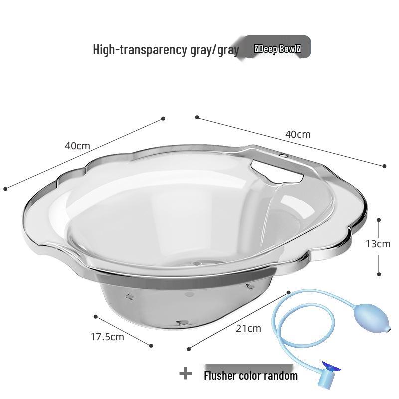 Poporodowa i dla osób starszych miska do mycia bidetowego na hemoroidy i do higieny
