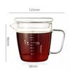 High Borosilicate Heat-Resistant Glass Measuring Cup with Lid for Microwave and Oven