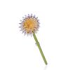 Blucome Dandelion Copper Brooch Plant Enamel Pins For Women Men's Coat Dress Corsage Holiday Routine Decoration Accessories Gifts