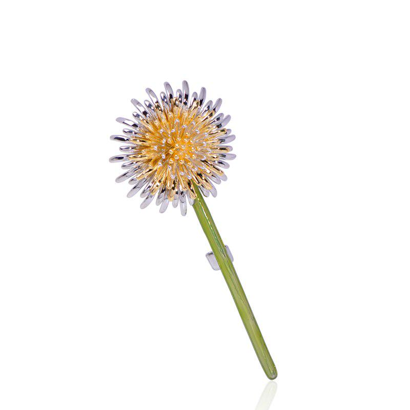 

Blucome Одуванчик, медная брошь, завод, эмалированные булавки для женщин и мужчин, пальто, платье, корсаж, праздничное повседневное украшение, аксессуары, подарки одуванчиковый