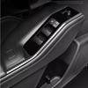Carbon Fiber Car window Lift Switch Panel Trim For Toyota Highlander -2025