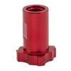Aluminum Outlet Red Spray Gun Connector Adapter Spray Gun Disposable Pot Adapter