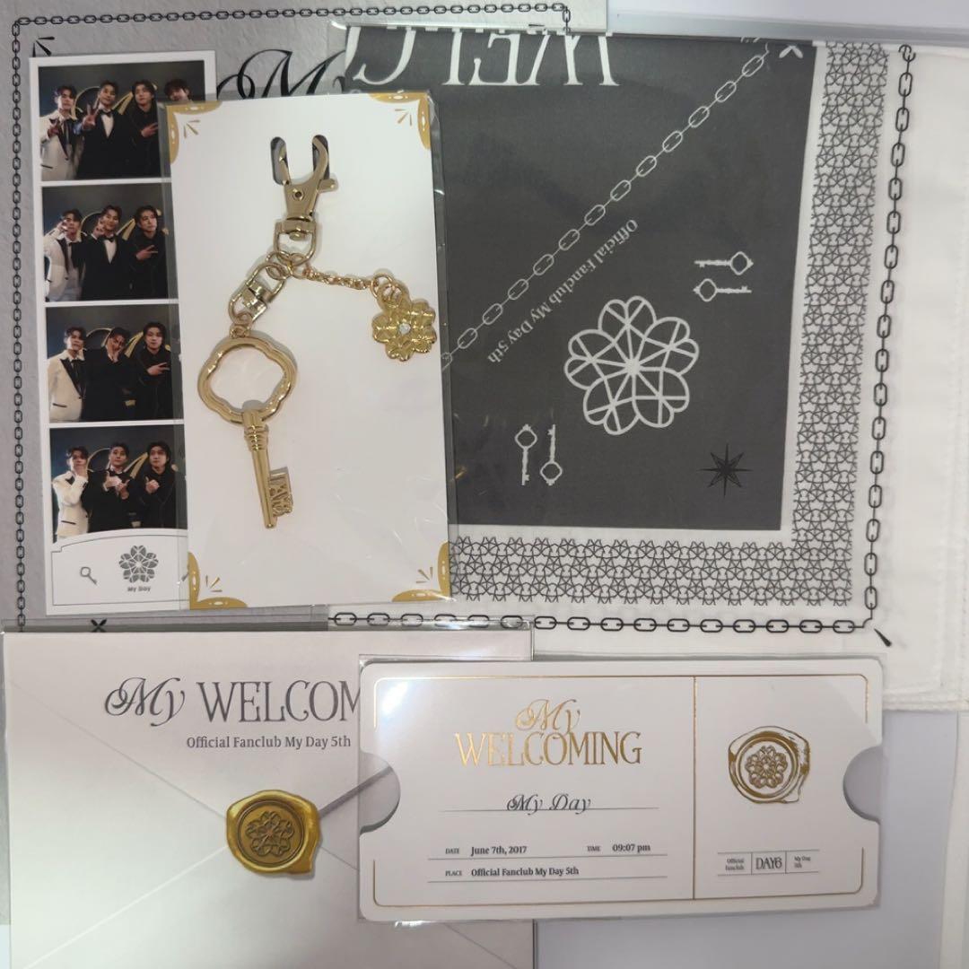 [Б/У] DAY6 MYDAY 5-го Поколения Брелок Платок Фотоальбом