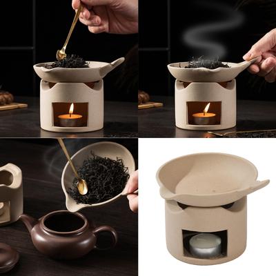 Ceramics Multipurpose Teas Stove Warmer Scented Melter And Teapot Heater Tealight Candle Holder For Living Space Bedroom