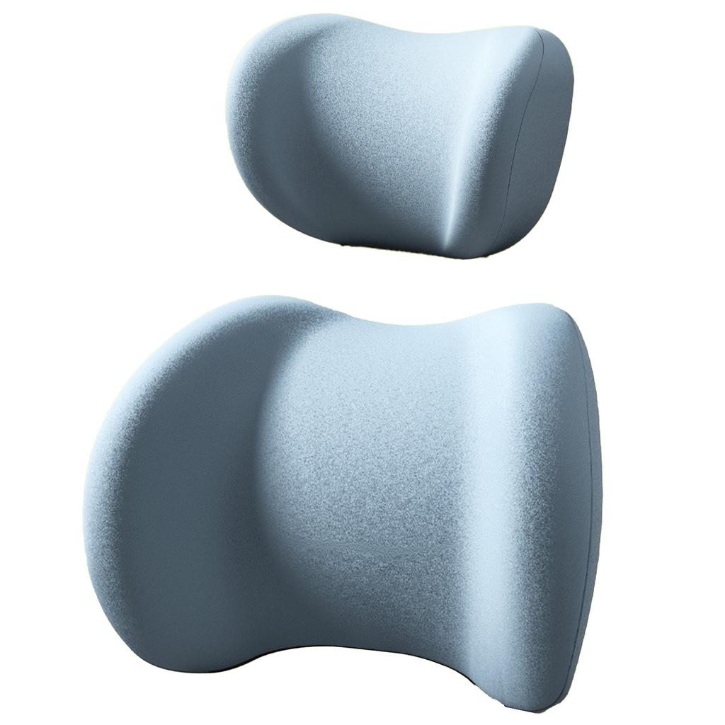 Memorys Foam Headrest For Driving Breathable Ergonomic Car Cushion Set For Office Chair
