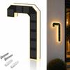 IP65 Waterproof LED House Number Plaque 4.7inch,6.7inch.9inch LED Address Numbers Signs  Home
