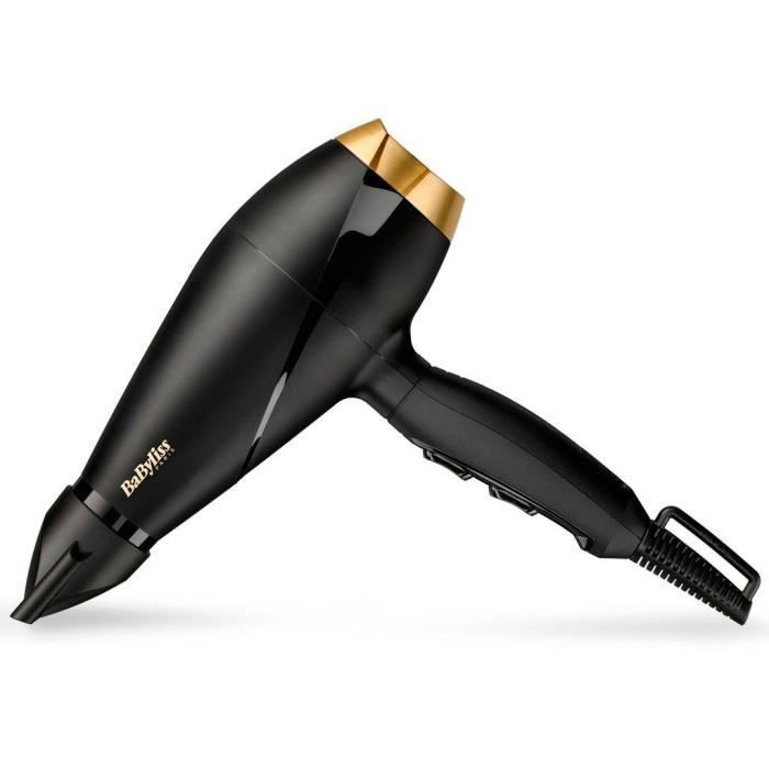 Sèche-cheveux BABYLISS 6704E Power Pro 2000W - 2 températures/2 vitesses - Noir